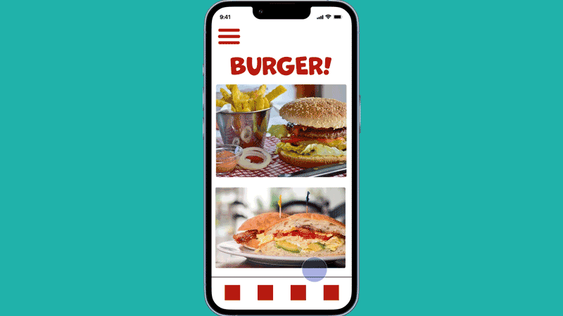 Burger! UI Animation